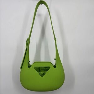 Bottega Veneta Lime Green Shoulder Bag
